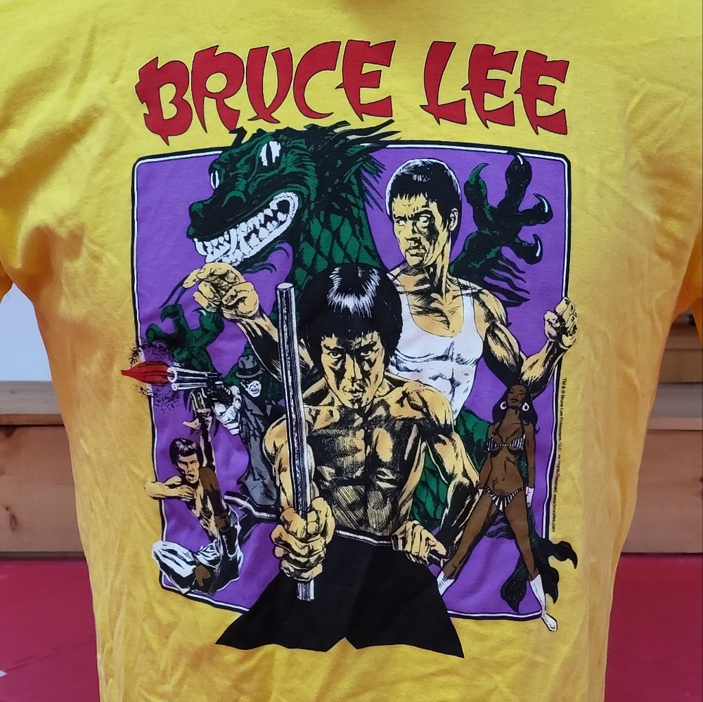 Licenced Bruce Lee Tee 100% Cotton XL